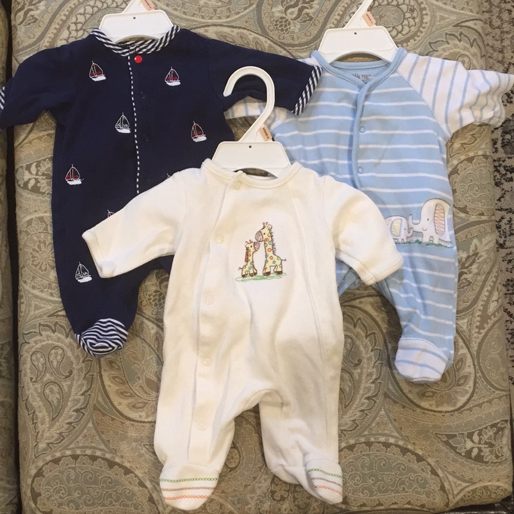 Little Me (Preemie)outfits  Lot of 3